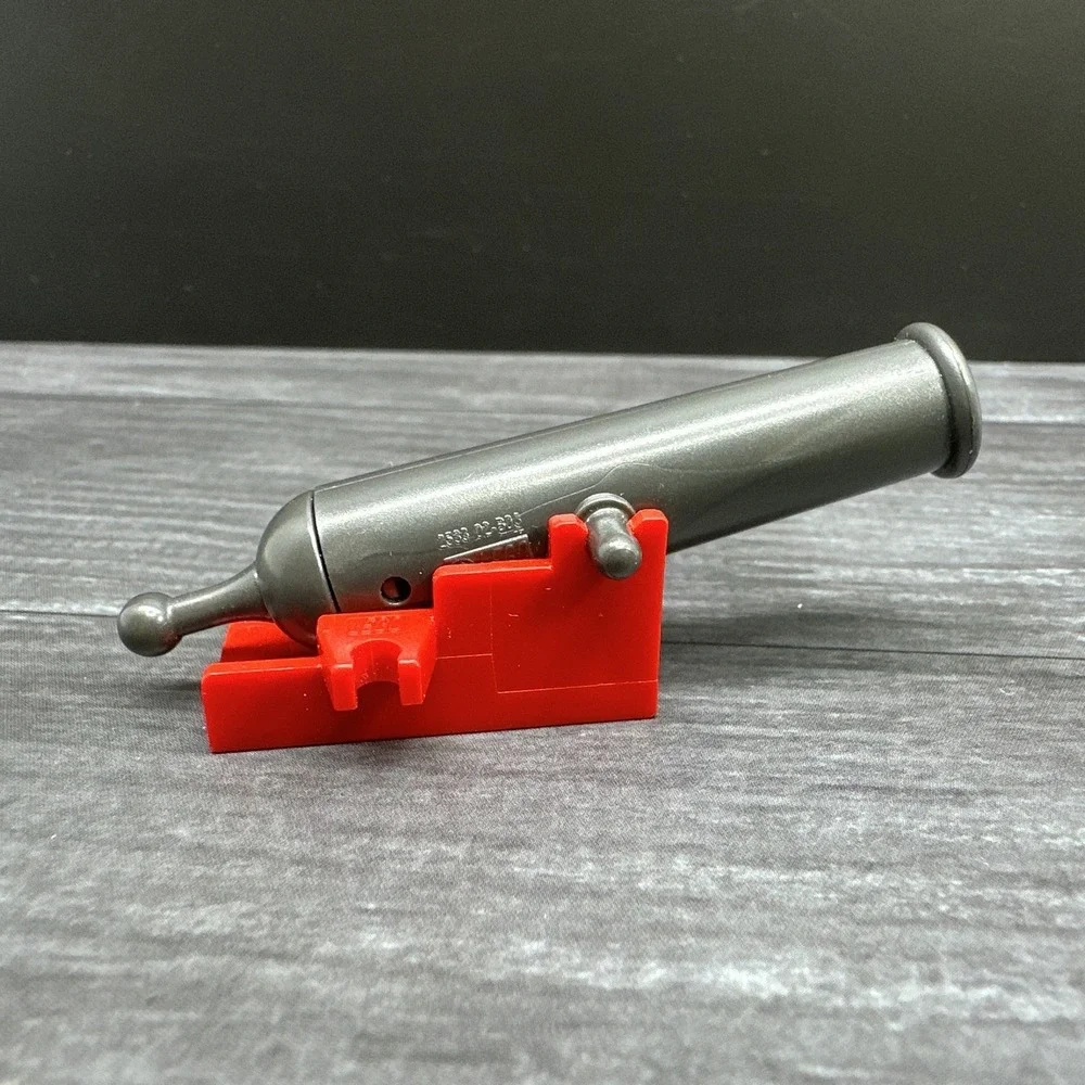LEGO Cannon Project Launcher Gray‎ Handle Red Base Pirate